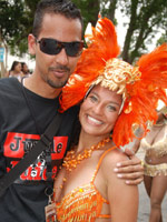 Dre and I out on de road with Baje International