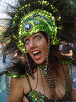 Masquerader having a time!